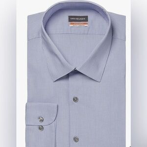 Van Heusen Men's BIG FIT Dress Shirt Stain Shield Stretch (Big and Tall)